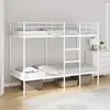 Vidaxl - Lit superposé sans matelas blanc 80x200 cm acier