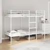 vidaXL Vidaxl Lit Superposé Sans Matelas Blanc 90x190 Cm Acier