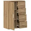 vidaXL Buffet Vidaxl Artisan Chêne 60x31x84 Cm En Bois D'ingénierie