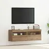 vidaXL Meuble TV mural 2 pcs chêne artisanal 60 x 30 x 40 cm