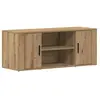 vidaXL Table TV Chêne Artisan 100 x 35 x 40 cm Matériau dérivé du bois