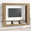 vidaXL Meuble Tv Mural Vidaxl En Chêne Artisan 152x22x113 Cm