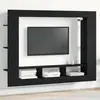 vidaXL Meuble Tv Mural Vidaxl Chêne Noir 152x22x113 Cm