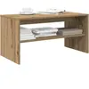 Vidaxl meuble tv chêne artisanal 80x40x40 cm bois d'ingénierie