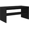 Vidaxl - Meuble tv chêne noir 80x40x40 cm bois d'ingénierie