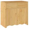 vidaXL Buffet Drammen Chêne 79 x 43 x 75,5 cm Bois de pin massif