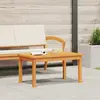 vidaXL Table Basse Vidaxl 75x40x38 Cm En Bois Massif D'acacia