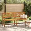 Vidaxl banc de jardin  180x56x90 cm en bois massif d'acacia