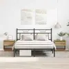 vidaXL Table de nuit avec tiroir 2 pcs Chêne artisanal 45 x 34 x 44 cm