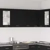vidaXL Armoire suspendue avec étagère Lyon Chêne noir 80 x 31 x 60 cm