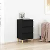 vidaXL Table De Chevet Vidaxl Noir Chêne 40x35x70 Cm Bois D'ingénierie