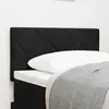 vidaXL Tête de Lit Design Blocs de Diamant Noire 80 cm Velours