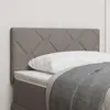 Tête De Lit Avec Des Lumières À Led Réglable Taupe 80 Cm Tissu Vidaxl