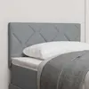 Tête De Lit Avec Des Lumières À Led Gris Clair 80 Cm Tissu Vidaxl