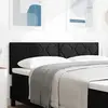 Tête De Lit Avec Des Lumières À Led Réglable Noir 160 Cm Tissu Vidaxl