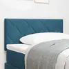 vidaXL Tête de lit Design Blocs de Diamant Bleue Foncée 90 cm Velours