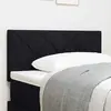 vidaXL Tête de lit  design blocs en diamant noir 100 cm en tissu
