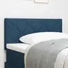 Tête De Lit Avec Des Lumières À Led Réglable Bleu 100 Cm Tissu Vidaxl