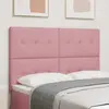 vidaXL Tête De Lit Led Vidaxl Rose 72 Cm Velours
