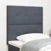vidaXL Tête De Lit Led Vidaxl Gris Foncé 100 Cm Velours