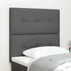 vidaXL Tête De Lit Led Vidaxl Gris Foncé 80 Cm Tissu