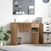 Vidaxl - Bureau Chêne Artisanal 90 X 49.5 X 75 Cm Bois D'Ingénierie