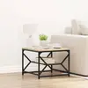 vidaXL Table basse Chêne Sonoma 51 x 50 x 40 cm