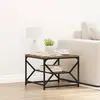 vidaXL Table basse Bois Ancien 51 x 50 x 40 cm