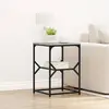 vidaXL Vidaxl Sonoma Grise Bois D'ingénierie Compact Table De Chevet