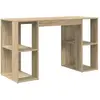 vidaXL Bureau en chêne de Sonoma  Chêne de Sonoma Bois d'ingénierie