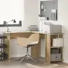 vidaXL Bureau d'Angle Chêne Sonoma Chêne Sonoma Panneau de particules