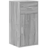 vidaXL Sideboard Gris Sonoma 38 x 34,5 x 75 cm Matériau dérivé du bois