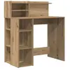 vidaXL Bureau  chêne artisanal 90x48x101,5 cm en bois d'ingénierie