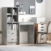 vidaXL Bureau gris béton 60 x 40 x 76 cm Bois composite
