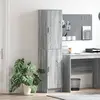 vidaXL Buffet  Gris sonoma MDF Moyen Buffet Rectangulaire Moderne
