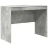 vidaXL Bureau d'écriture  Gris béton MDF 100 x 50 x 76 cm