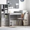 vidaXL Bureau Sonoma Gris 80x50x76 Cm Bois D'ingénierie