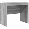 vidaXL bureau d'écriture gris  gris sonoma bois d'ingénierie