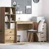 vidaXL Bureau en chêne artisanal 70 x 40 x 76 cm Bois composite
