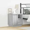 vidaXL Vidaxl Gris Sonoma Bois D'ingénierie Compacte Table De Chevet