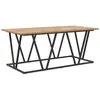 vidaXL Table basse en chêne artisanal 100 x 50 x 40 cm