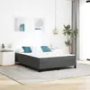 Matelas De Lit Avec Matelas Gris 140 X 200 Cm Tissu Vidaxl