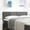 vidaXL Vidaxl Tête De Lit Led Capitonnée Gris Foncé 80 Cm Tissu