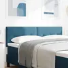 vidaXL Headboard LED  Capitonné Bleu Foncé 72 cm Velours