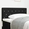 vidaXL Tête de lit LED avec des lumières à LED Noir 90 cm Polyester
