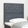 Tête De Lit Gris Foncé 100 Cm Velours Vidaxl