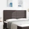 vidaXL Vidaxl Tête De Lit Design Lignes Marron Foncé 180 Cm Tissu