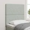 Tête De Lit En Velours Argyle Manuel Gris Clair 80 Cm Velours Vidaxl