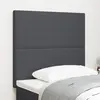 vidaXL Tête de lit Gris foncé 80 cm Tissu en velours côtelé
