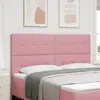 Vidaxl tête de lit capitonnée rose 180 cm en velours